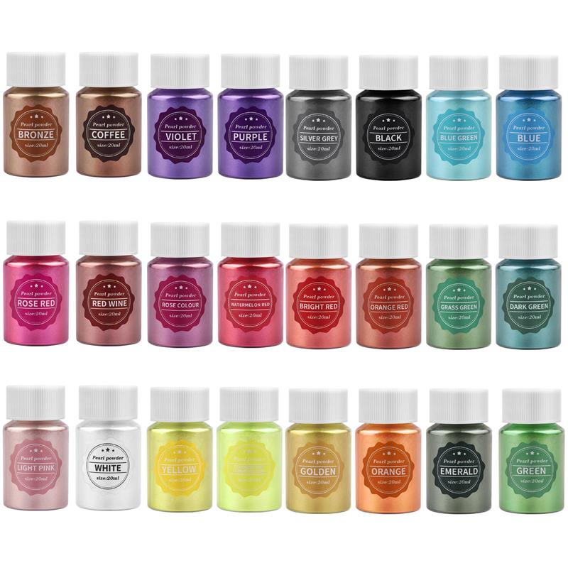 Oxide Pigment Soap - 10g/ขวด Pearlescent Natural Mica Mineral Powder