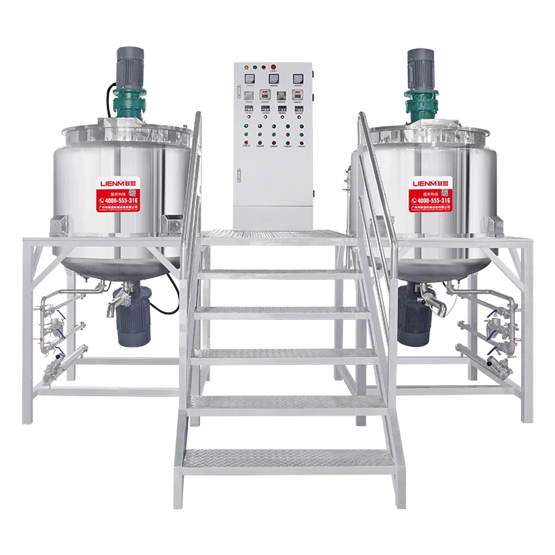 Making Soap And Detergent - เครื่องผสมแบบโฮโมจีไนซ์สำหรับทำอิมัลซิไฟเออร์ น้ำยาทำความสะอาด สบู่ แชมพู ผสมและผสมผสาน