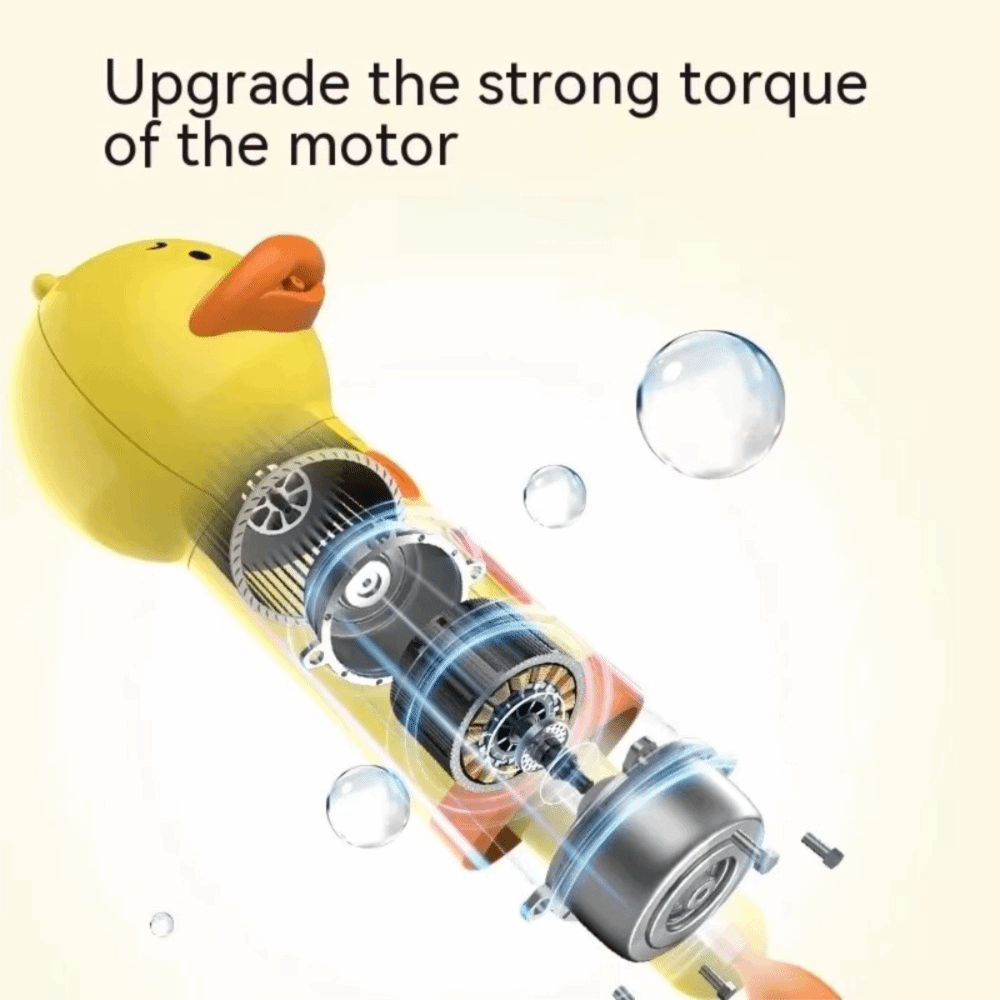 Soap Making Machine At Home - เครื่องทำความสะอาดสัตว์เลี้ยงรูปเป็ดน่ารัก ชาร์จ USB แบบ Type-C พร้อมเครื่องจ่ายสบู่โฟมอัตโนมัติ