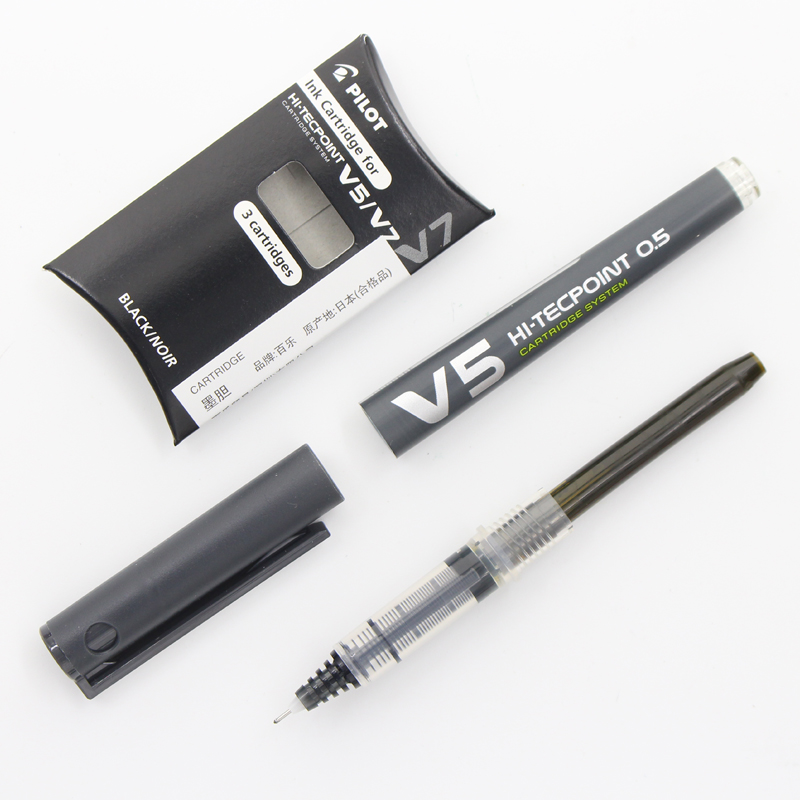 Pilot V5 เจลปากกา Hi-Tecpoint  - Pilot Pen V5 บทวิจารณ์และราคา