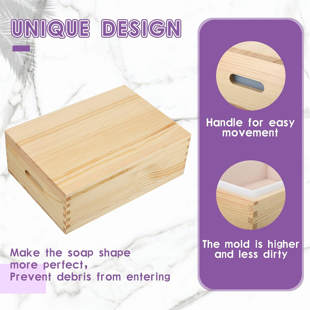 แม่พิมพ์สบู่ขนาดใหญ่สี่เหลี่ยม - Soap Making Guide For Beginners บทวิจารณ์และราคา