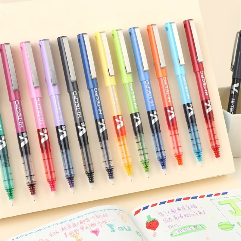 นักบินญี่ปุ่น V5 Hi-Tecpoint 0 - Pilot Pen V5 บทวิจารณ์และราคา