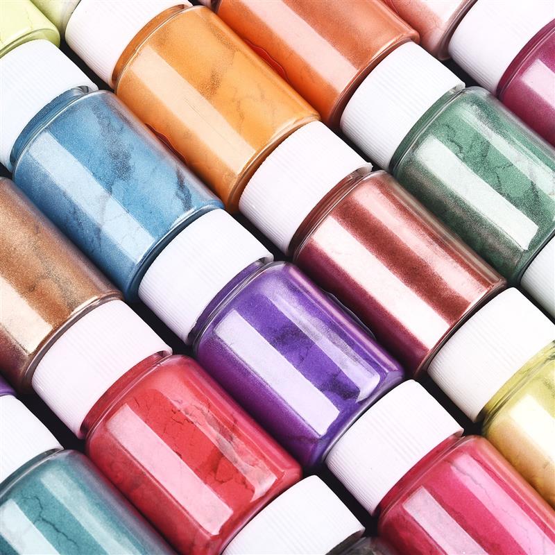 10g/ขวด Pearlescent Natural Mi - Oxide Pigment Soap บทวิจารณ์และราคา