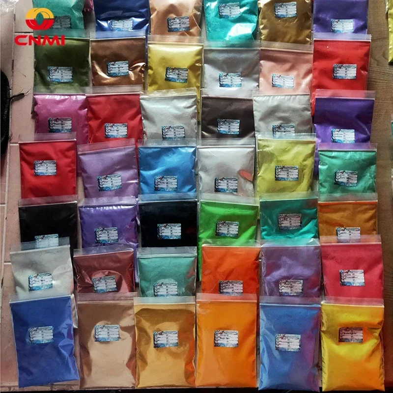 50g Mica Pigment ผงไข่มุก DIY  - Oxide Pigment Soap บทวิจารณ์และราคา