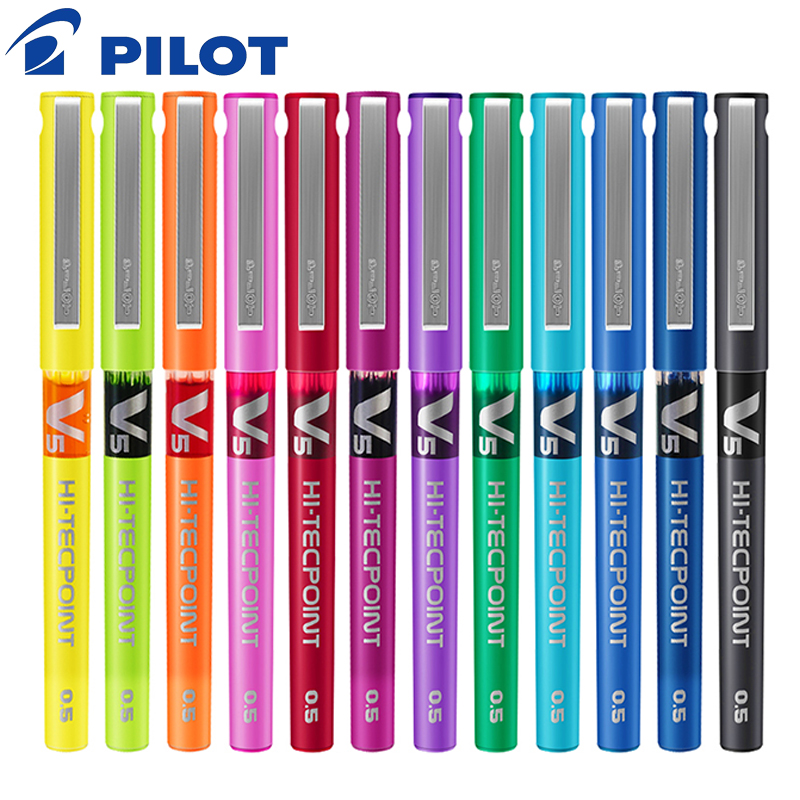 1PCS นักบินเข็ม Nib ปากกาเจล V - Pilot Pen V5 บทวิจารณ์และราคา
