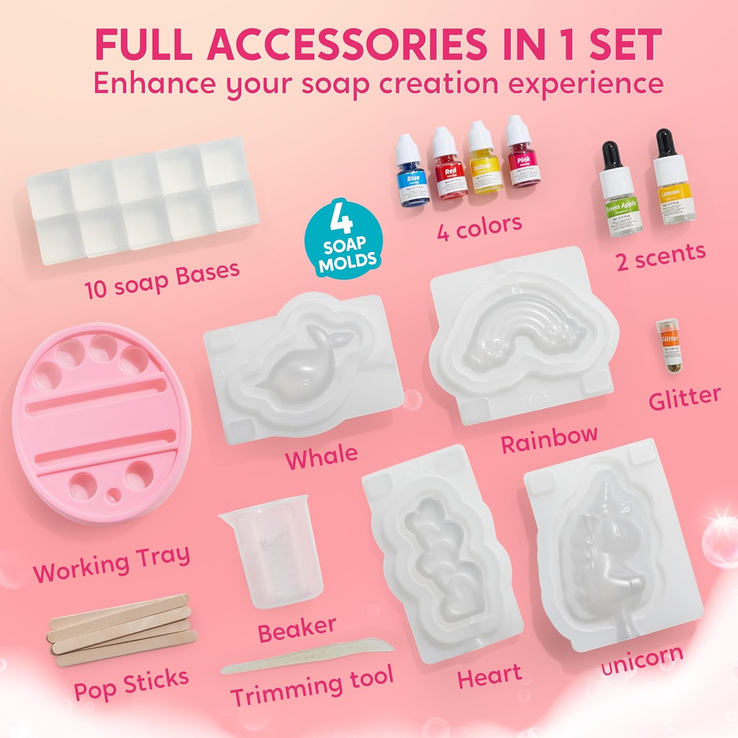 ชุดทำสบู่ยูนิคอร์น JOYFY งานฝี - Soap Making Guide For Beginners บทวิจารณ์และราคา